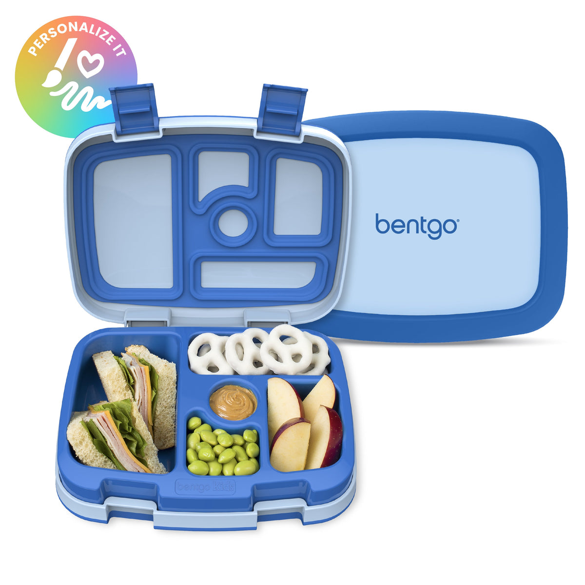 Bentgo Kids Lunch Box - Blue (Personalized)