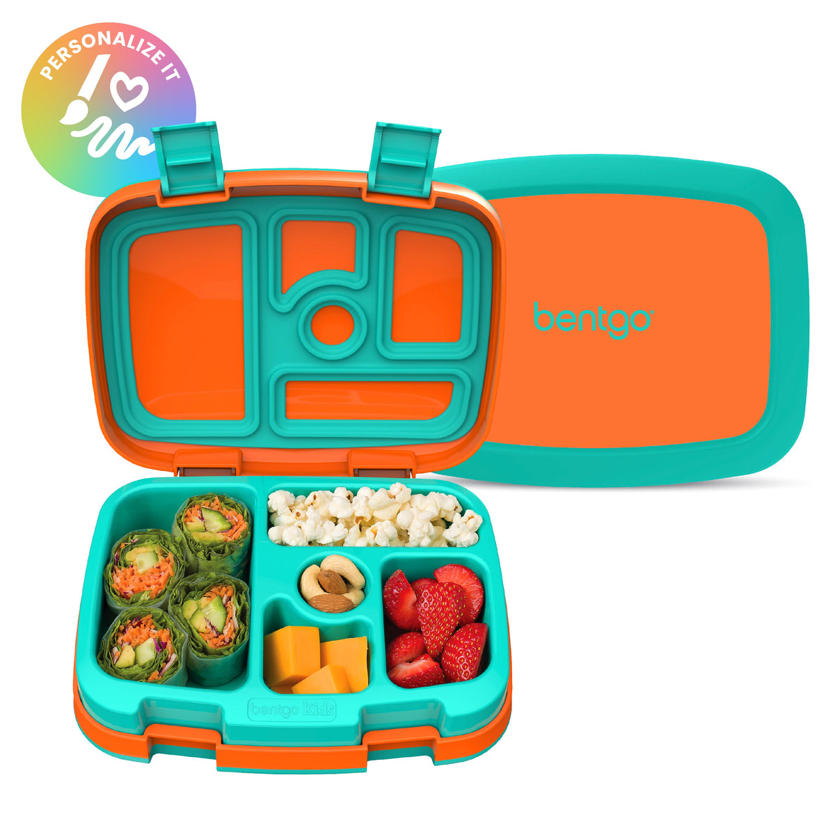 Bentgo Kids Lunch Box - Orange (Personalized)