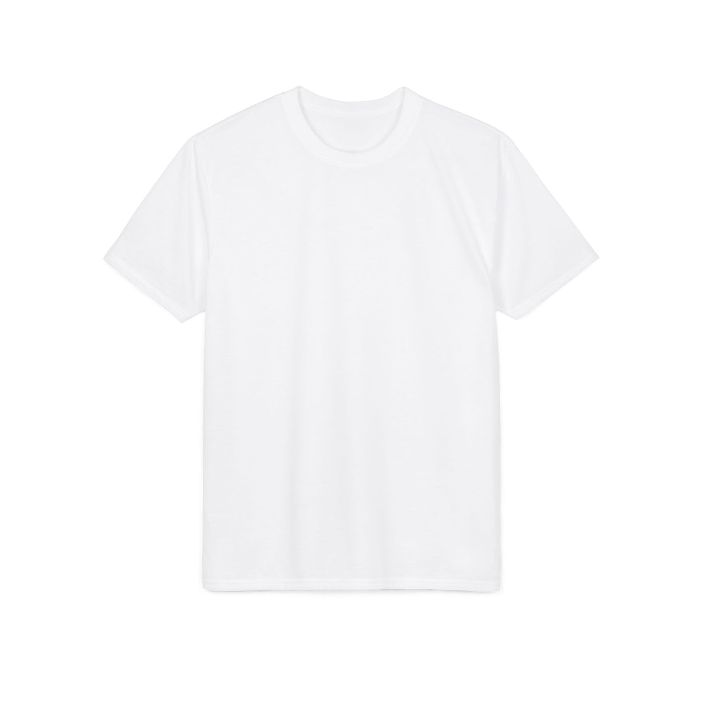 White Performance T-Shirt — Lightweight Moisture-Wicking Athletic Tee