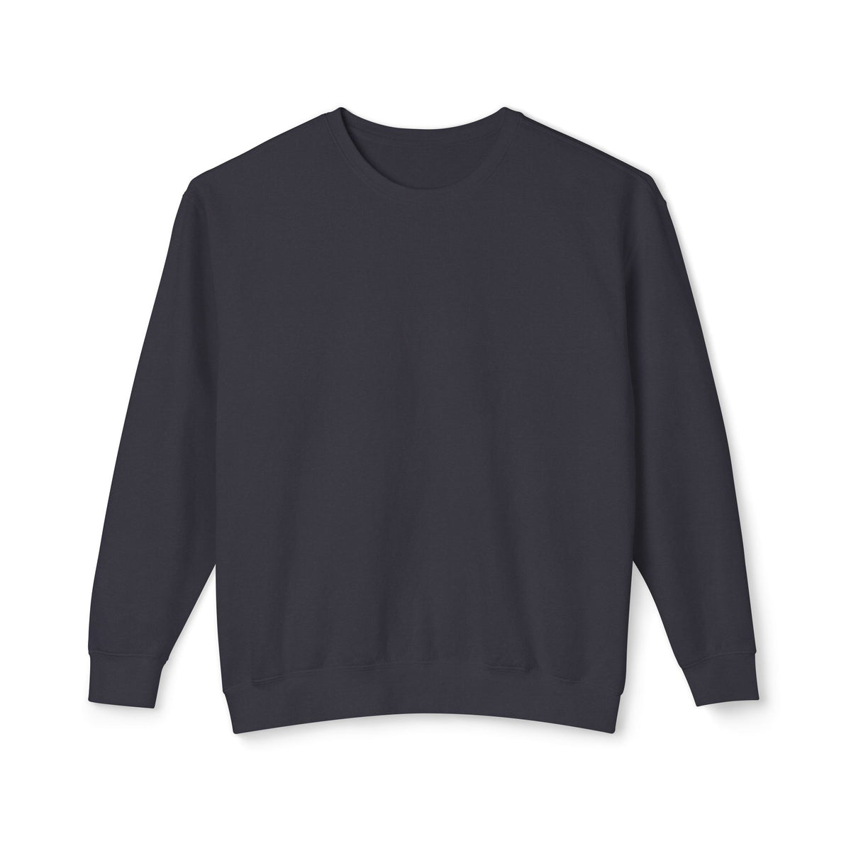 Crewneck Sweatshirt — Minimal White Lightweight Pullover