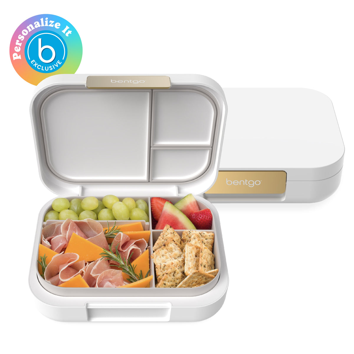 Bentgo Modern Lunch Box - White (Personalized)